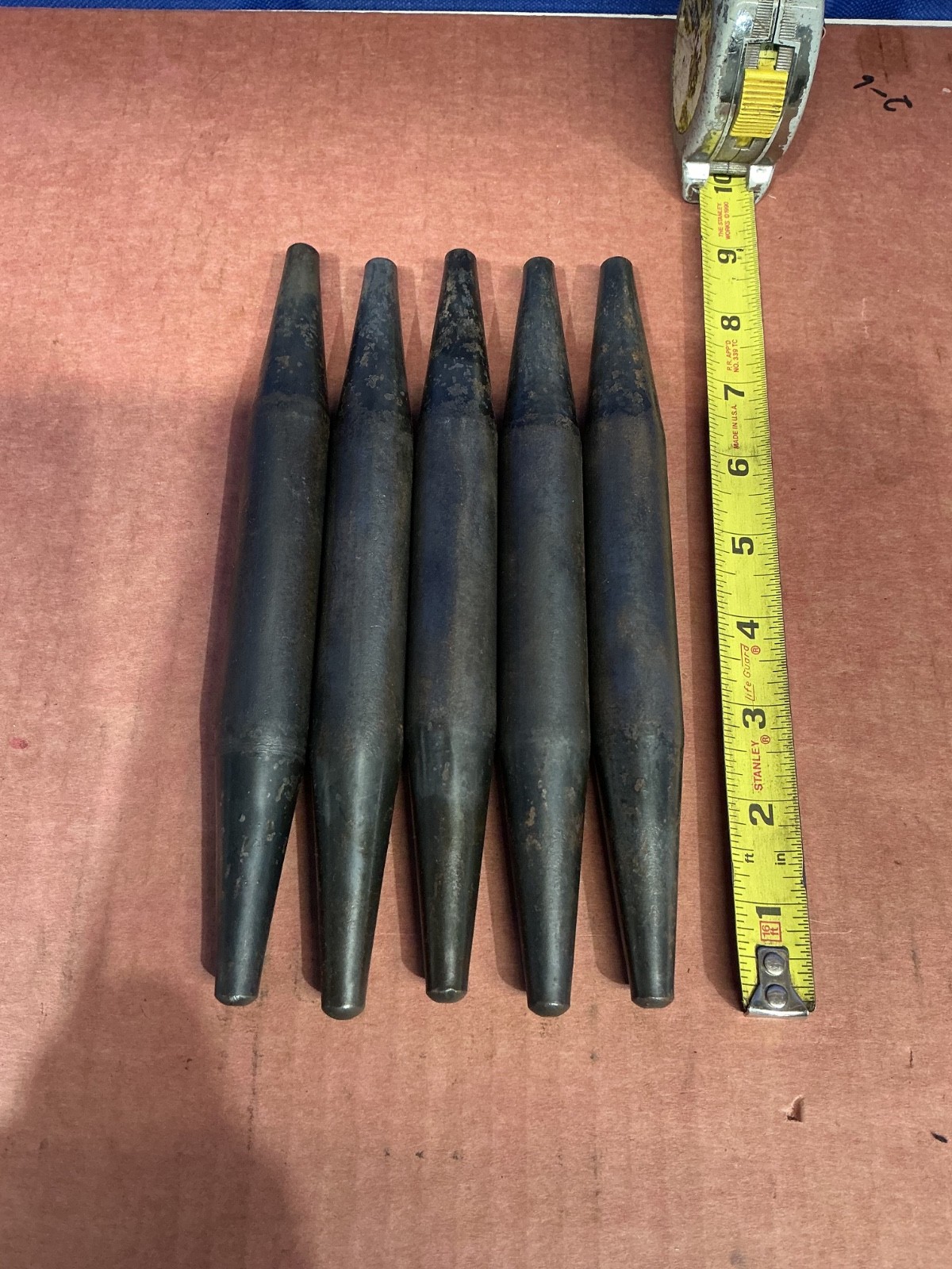 Barrel-Type Drift Pin (Lot of 5) 8-1/2” Long x 15/16”