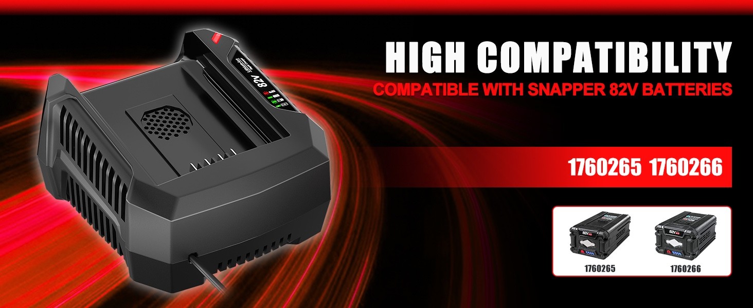 BSRC82 4.0A Rapid Charger for Briggs & Stratton Snapper XD 82V Max 1760263 NEW