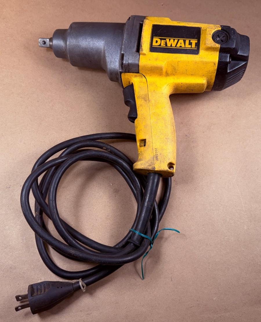 DEWALT DW290 Corded 7.5 Amp 1/2 in. Impact Wrench – Reversible Type 2