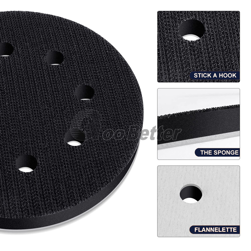 5in Sanding Discs 400-2000 Grit Hook Loop Wet Dry Sandpaper Orbital Sander Paper