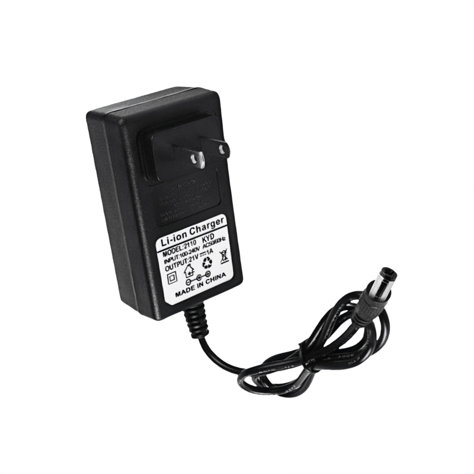 1PCS Universal Battery Charger For 20V 21V Power Tools Lithium Battery US Plug