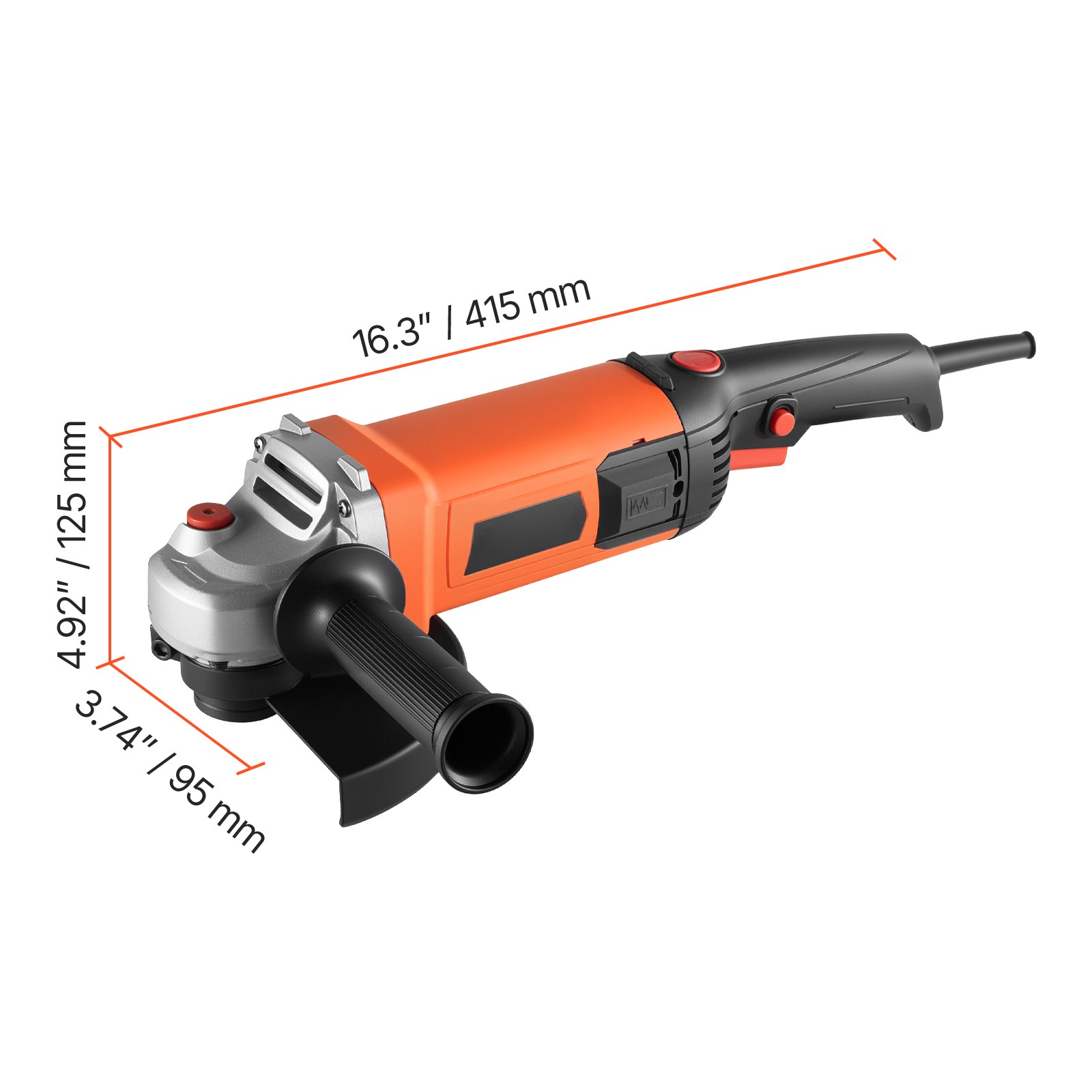 Uimoso 7″ Angle Grinder, 13A Electric Tool, 8500RPM High-Performance Grinder