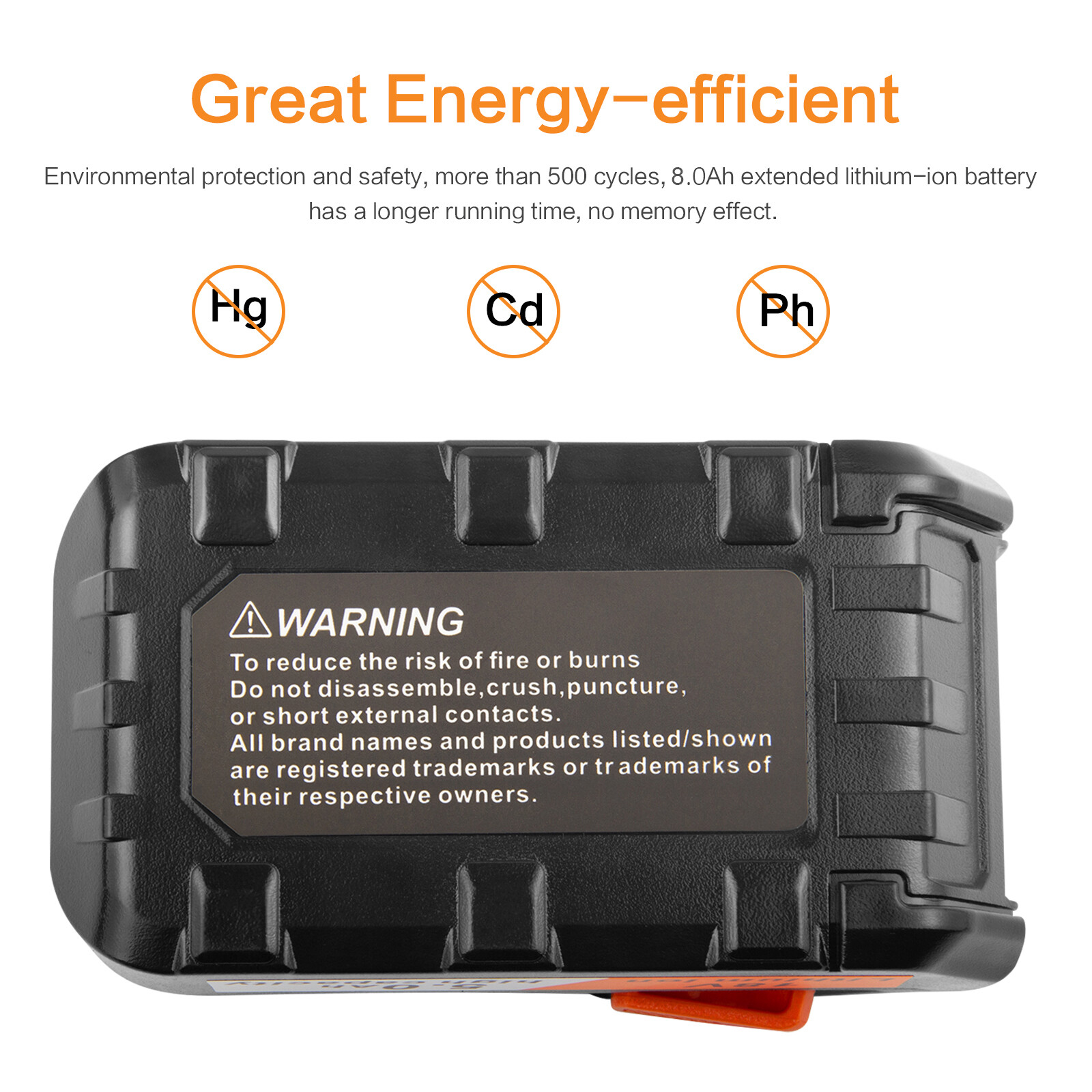8000mAh for Ridgid 18V Battery 8.0Ah Lithium Power Tool R840083 R840085 R840087