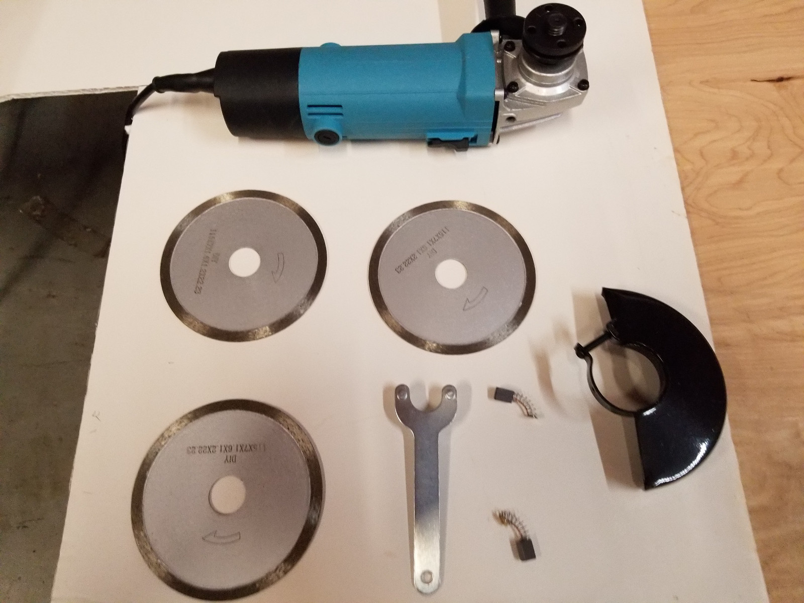 4 1/2″ Diamond Saw Blades x3 Continuous Rim Cut Tile & Masonry ***Free Grinder**