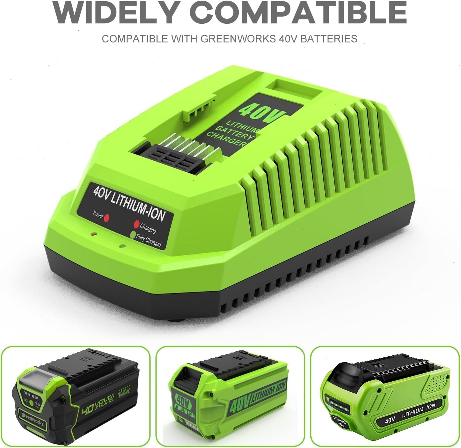 Battery For Greenworks 40V Lithium G-MAX Battery /Charger 29472 20292 206722