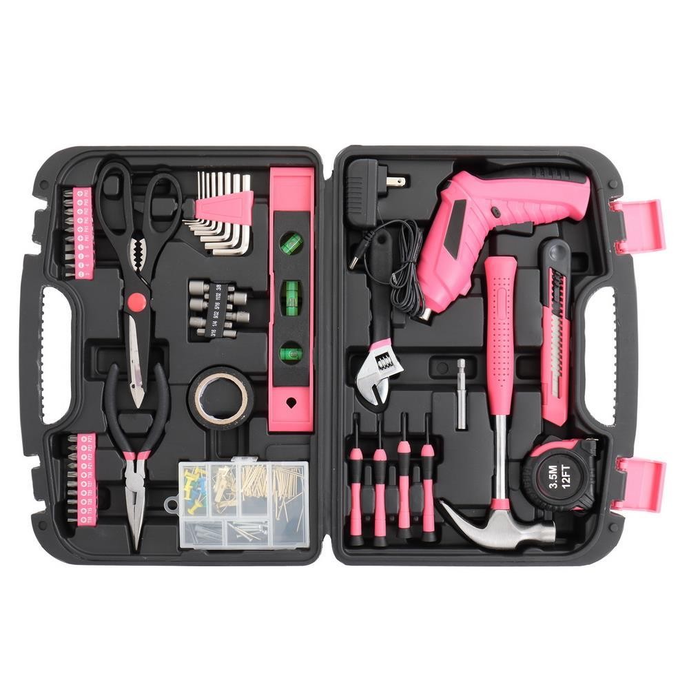 Portable 149 Pieces Basic Tool Set General Household Hand Kit with Storage Case