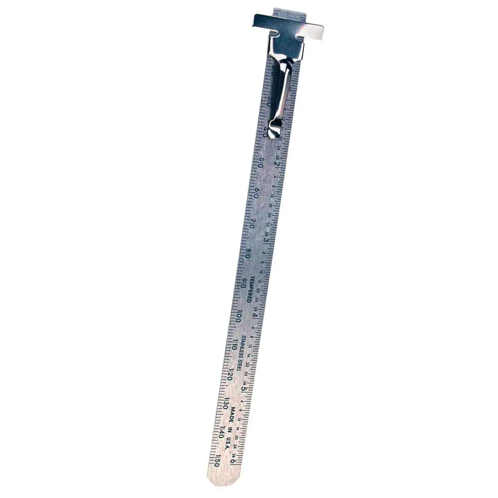6 Inch Pocket Ruler Stainless Steel