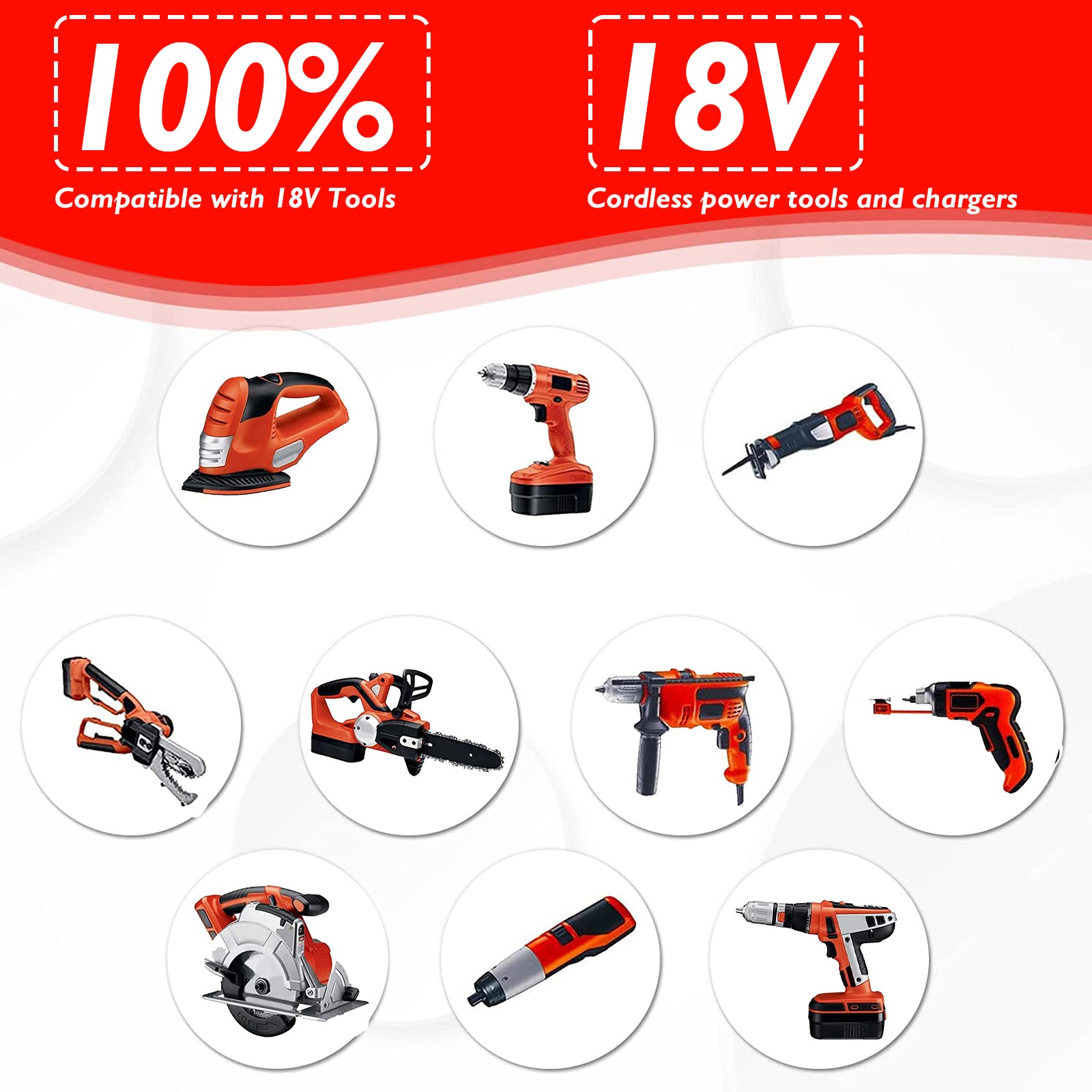 For Black & Decker HPB18 18V 18Volt 8000mAh Lithium-Ion Battery PACK HPB18-OPE