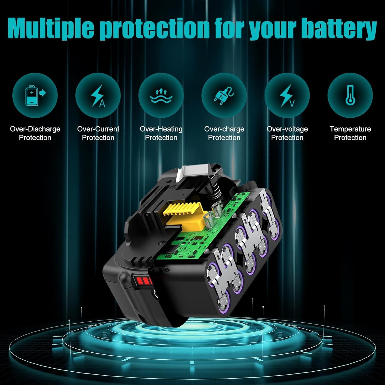 2PACK For Makita 18Volt 8.0Ah LXT Li-Ion Battery BL1860B BL1830 BL1850 /Charger