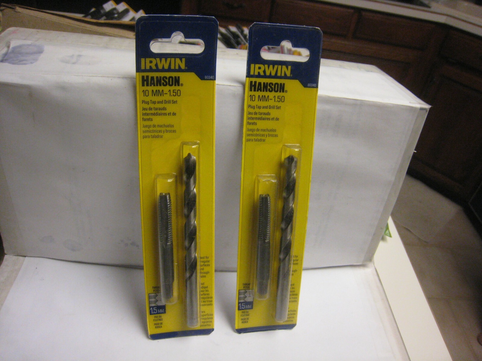 2 yes 2 Irwin Hanson Tap and Drill Combo Set 10MM-1.50 Pitch Drill Bit