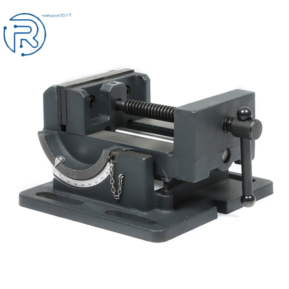 4.25 In Industrial Strength Benchtop and Drill Press Tilting Angle Vise