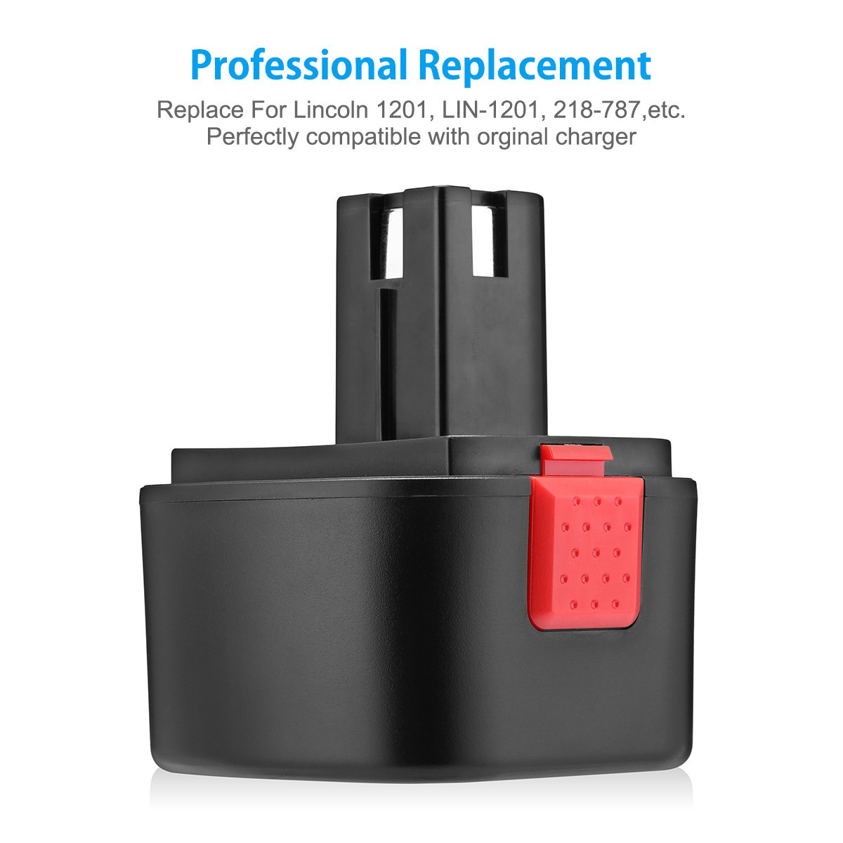 Upgraded 3.0Ah Battery For Lincoln PowerLuber 12 Volt Grease Gun LIN-1201 1200