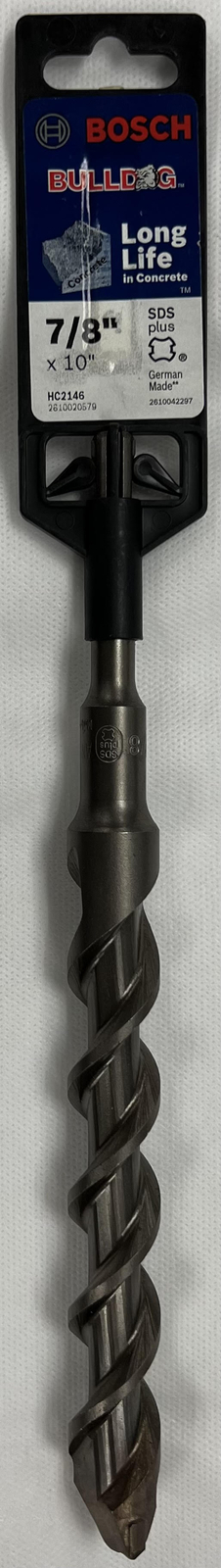 BOSCH HC2146 7/8 In. x 10 In. SDS-plus Bulldog Rotary Hammer Bit , Gray