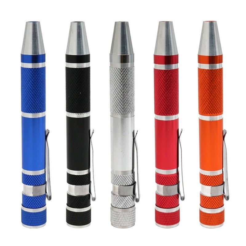 8 In-1 Multi-function Pocket Precision Screwdriver Tool Set Kit Pen Repair New
