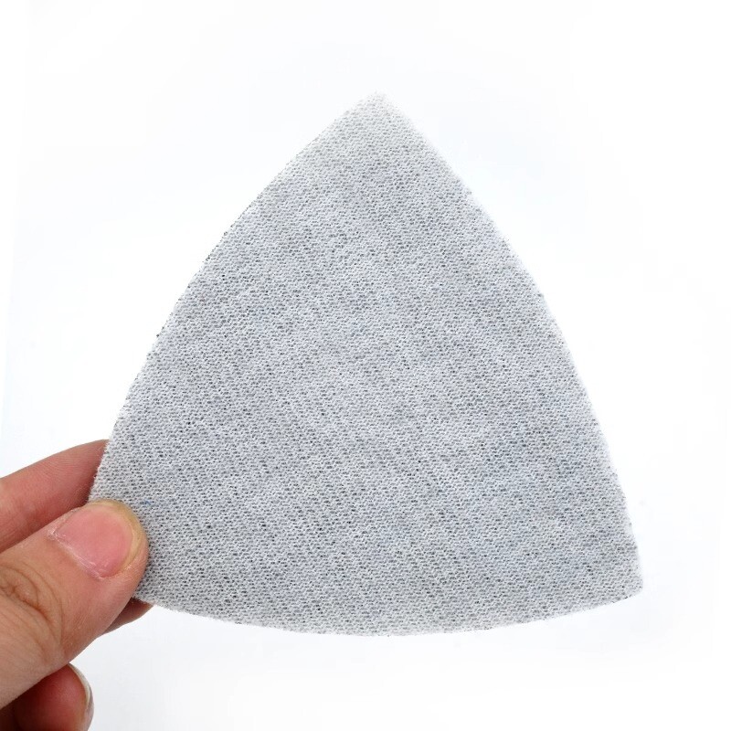 Hook and Loop Scouring Pads Triangle Grit 240-800 Cleaning Scrubber 90x90x90mm