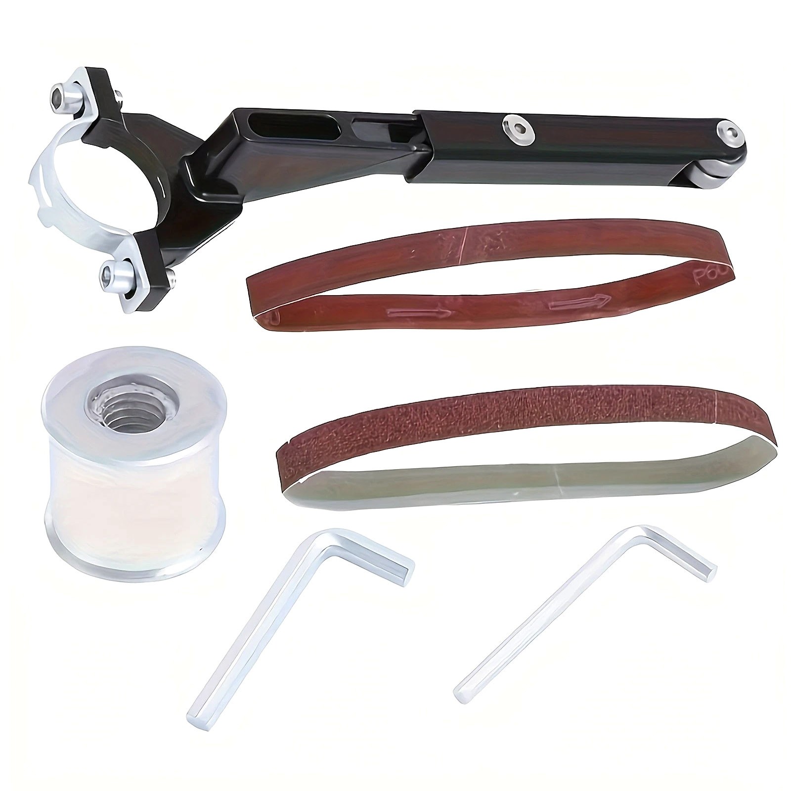 Belt Sander Attachment Mechanism Unit For Angle Grinder Metal Wood Sanding