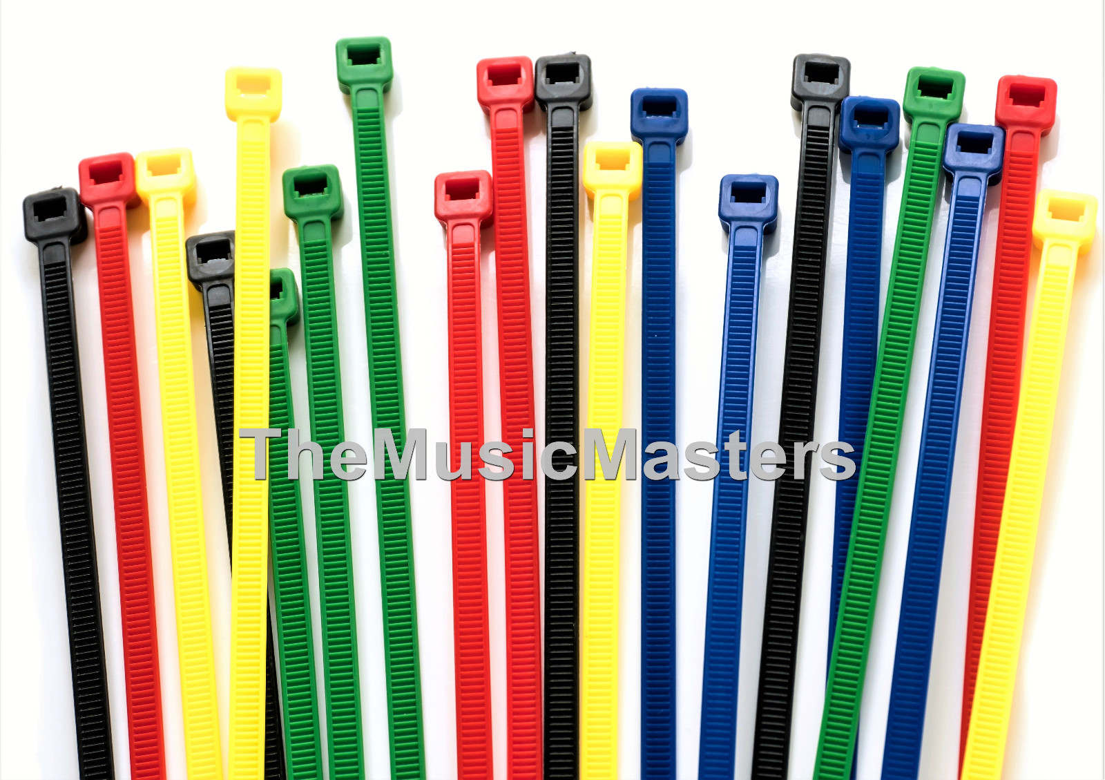 200 Yellow 8″ inch Wire Cable Zip Ties Nylon Tie Wraps 50lb USA Made Tiger Ties