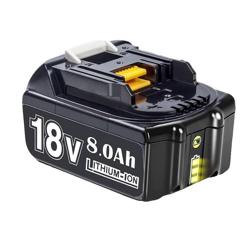 6~1 Pack 18V 8.0Ah Battery For Makita 18 Volt LXT Li-Ion BL1860B BL1830 BL1850