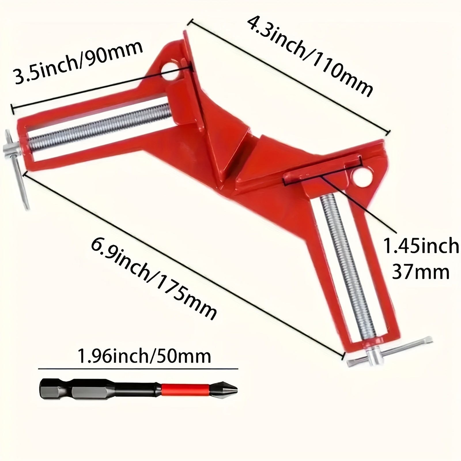 90 Degree Corner Clamp – Woodworking Right Angle Clamp for Frame & Furniture
