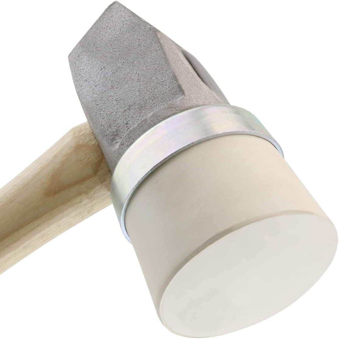 Powernail 2ALW Ultra-Light Aluminum White Rubber Flooring Mallet (1.66 LBS)