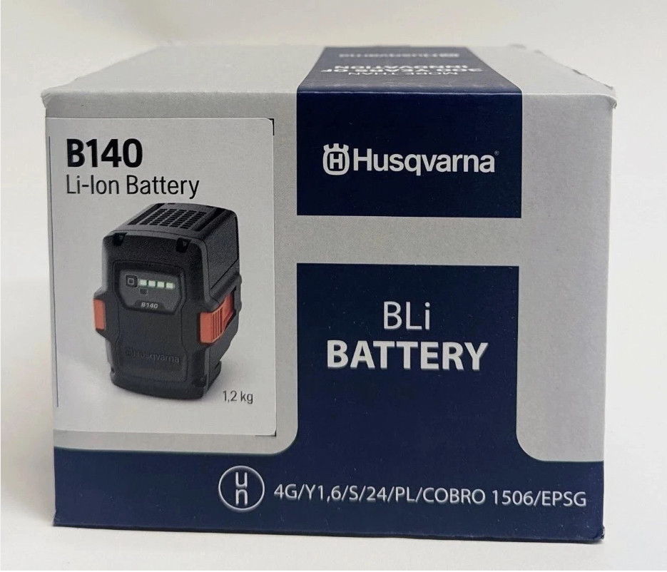 All Husqvarna tool Li-Ion Battery B140 36V 4.0 Ah 144Wh Battery (40-B140)