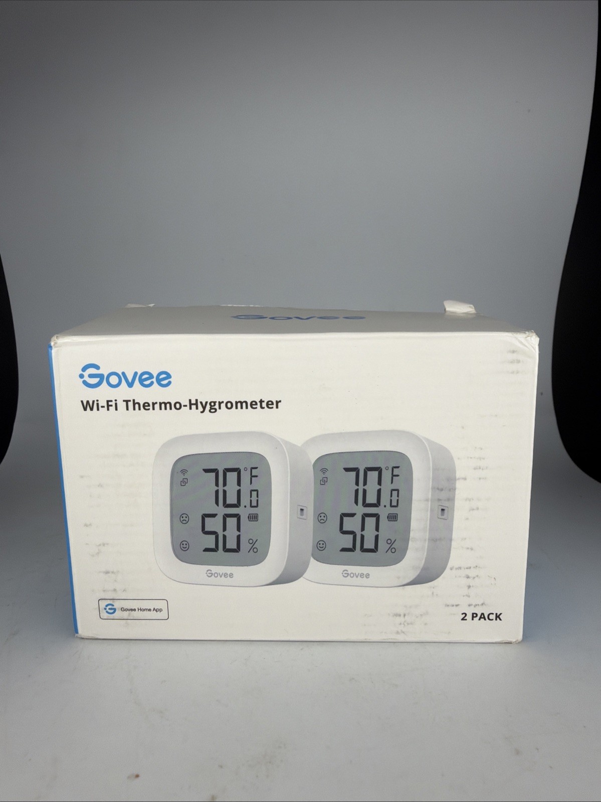 Govee WiFi Thermometer Hygrometer 2Pack H5103 Indoor Temperature Humidity Sensor
