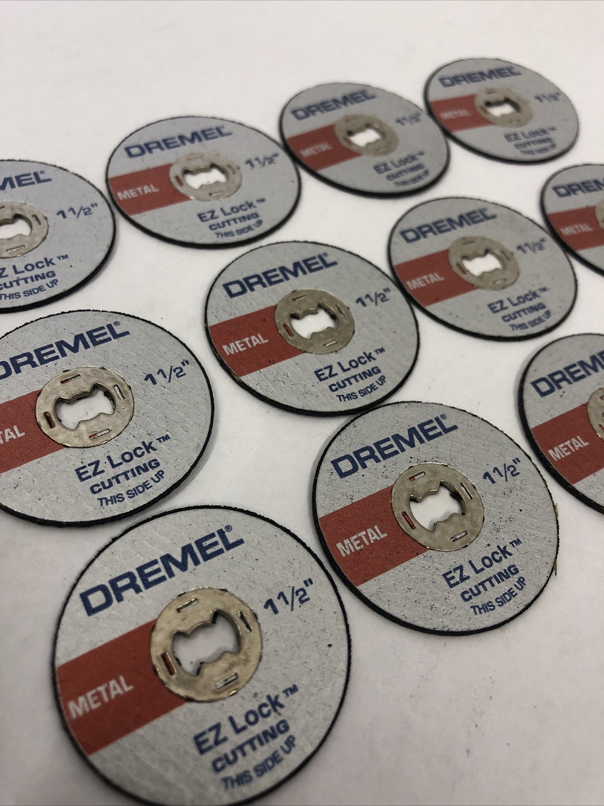 12x Dremel of EZ Lock 1 1/2″ Cut-Off Wheels for Metal Rotary Tools EZ456