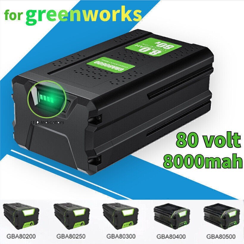 80V GBA80400 Battery For Greenworks Pro 80Volt 8AH/7AH/6AH GBA80600 Battery