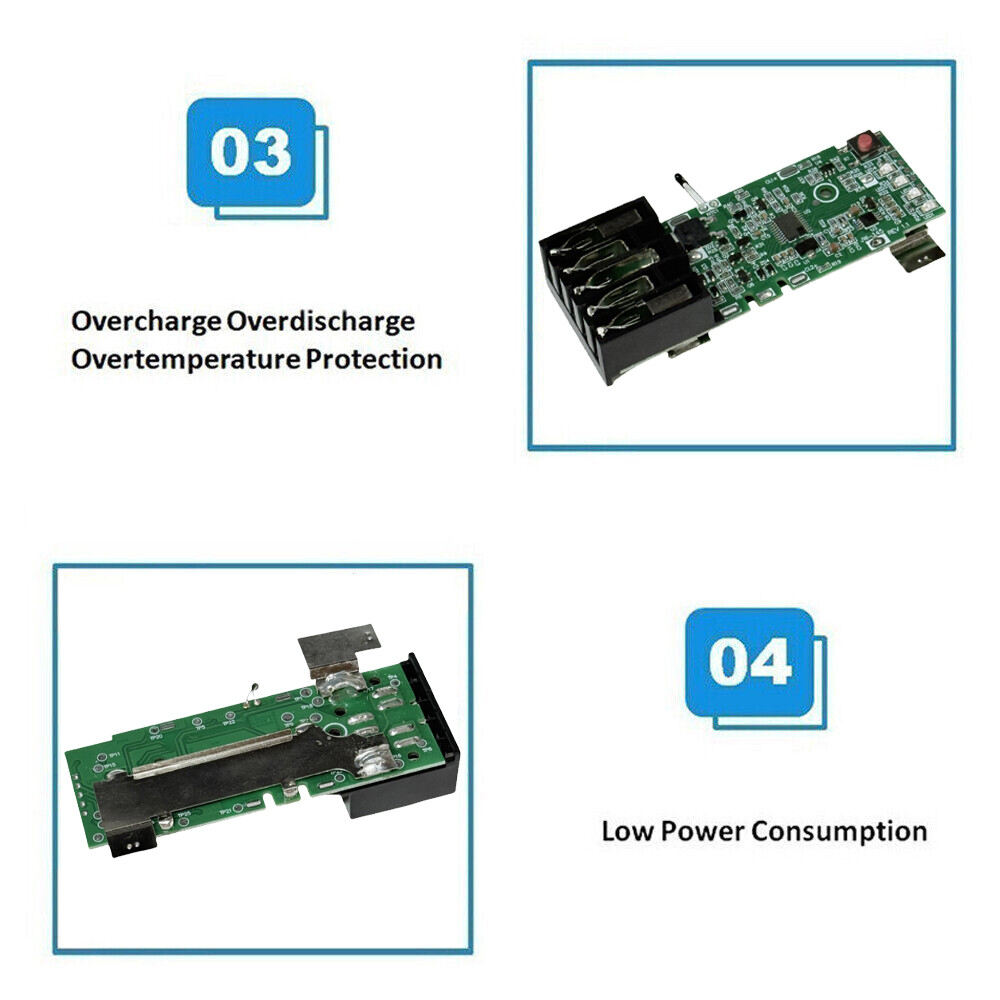 2PCS M18 Battery PCB Board Charging Protection Circuit Board for Milwaukee