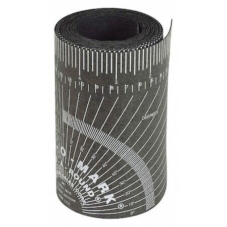 Jackson Safety 14752 4 Ft Wrap-A-Round/Diameter Tape Measure, 3 7/8 In Blade