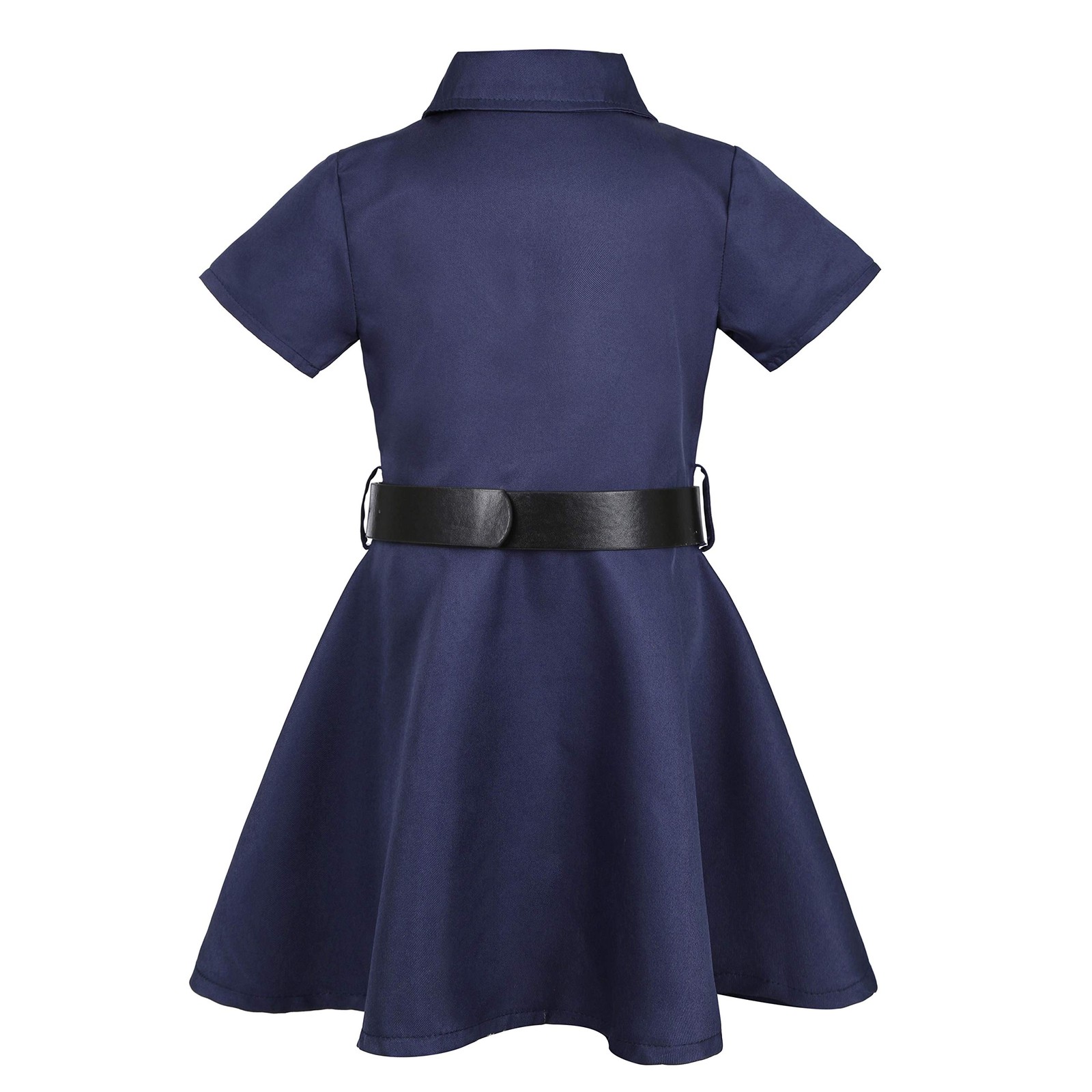 Gortykor Girls Police Officer Costume Cop Outfit for 5-6 Years, Blue