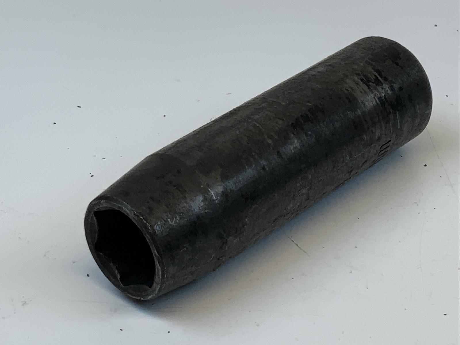 Unbranded 14mm 1/2 Drive 6pt Deep Metric Impact Socket, Dark Finish