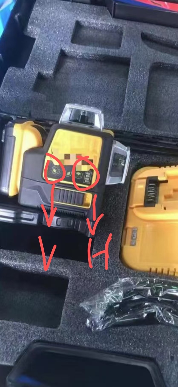 Laser Level for Dewalt 12V Green Line 3 x 360 Vertical 12 Lines +Battery+Charger