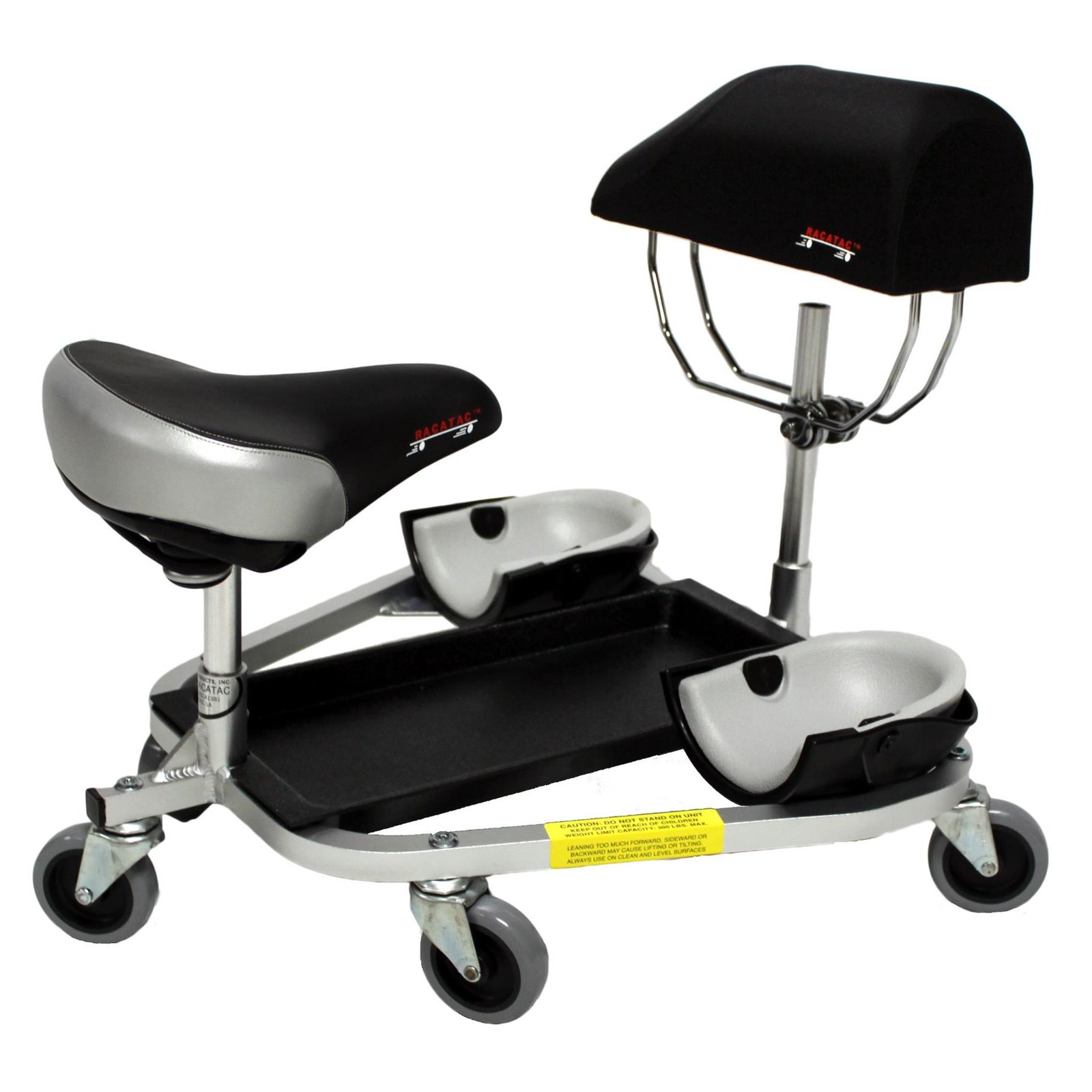 Racatac Kneeling Sitting Creeper with 3″ Casters & Chest Support, USED