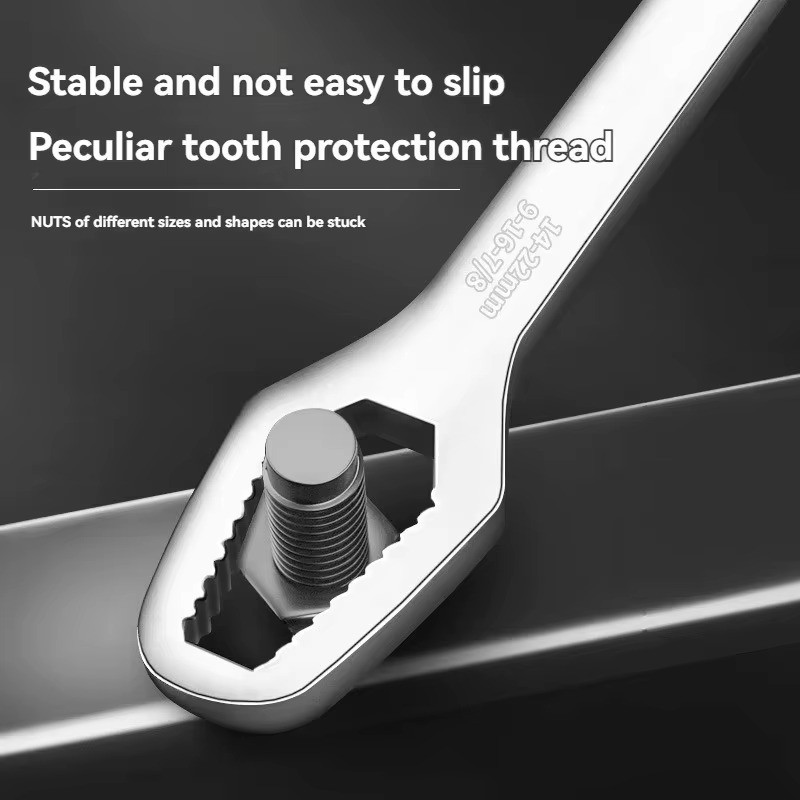 Universal Torx Wrench Self tightening Adjustable Both Ends Spanner Tools