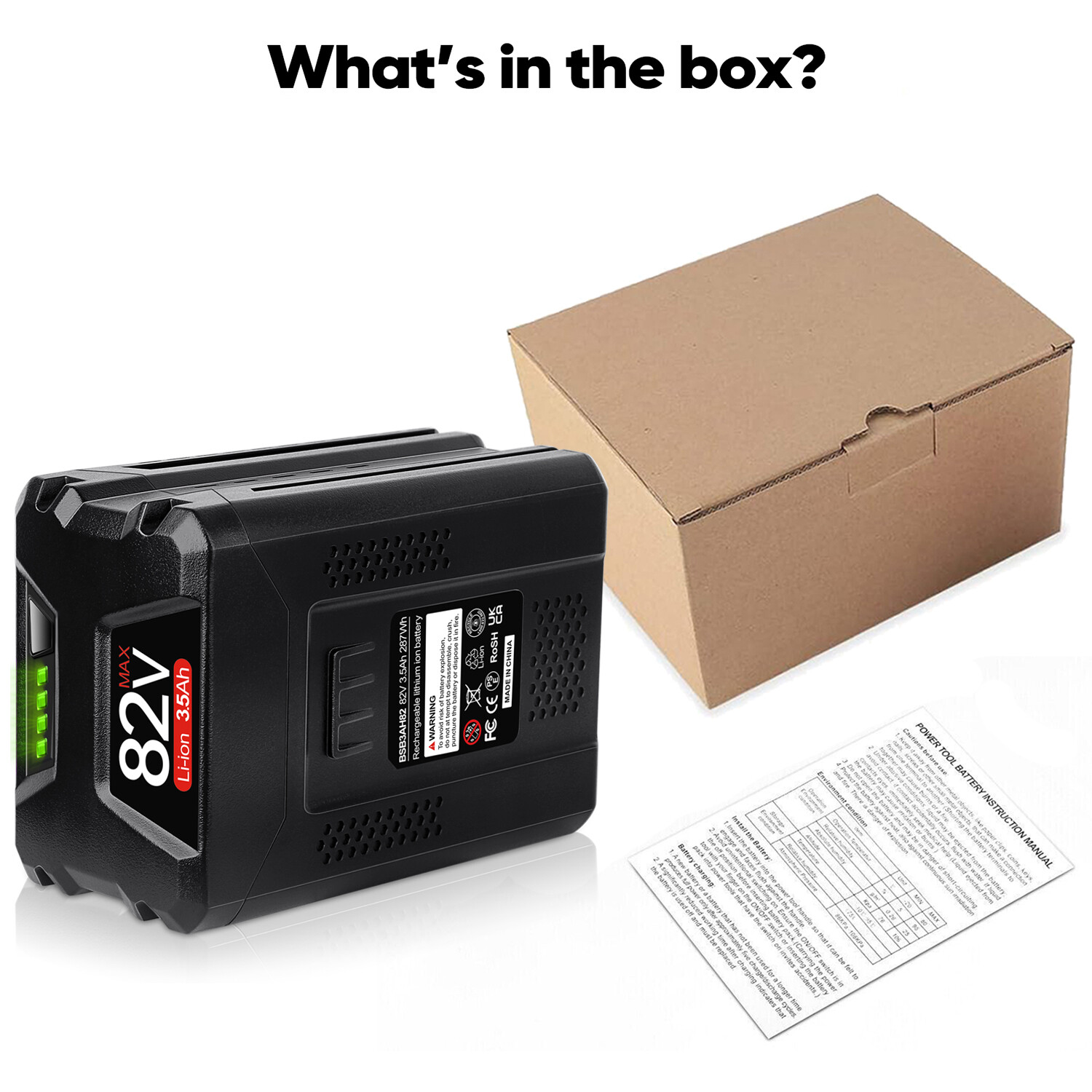 3.5Ah For Snapper XD 82V Max Lithium Ion Battery BSB2AH82 Cordless Power 1760514