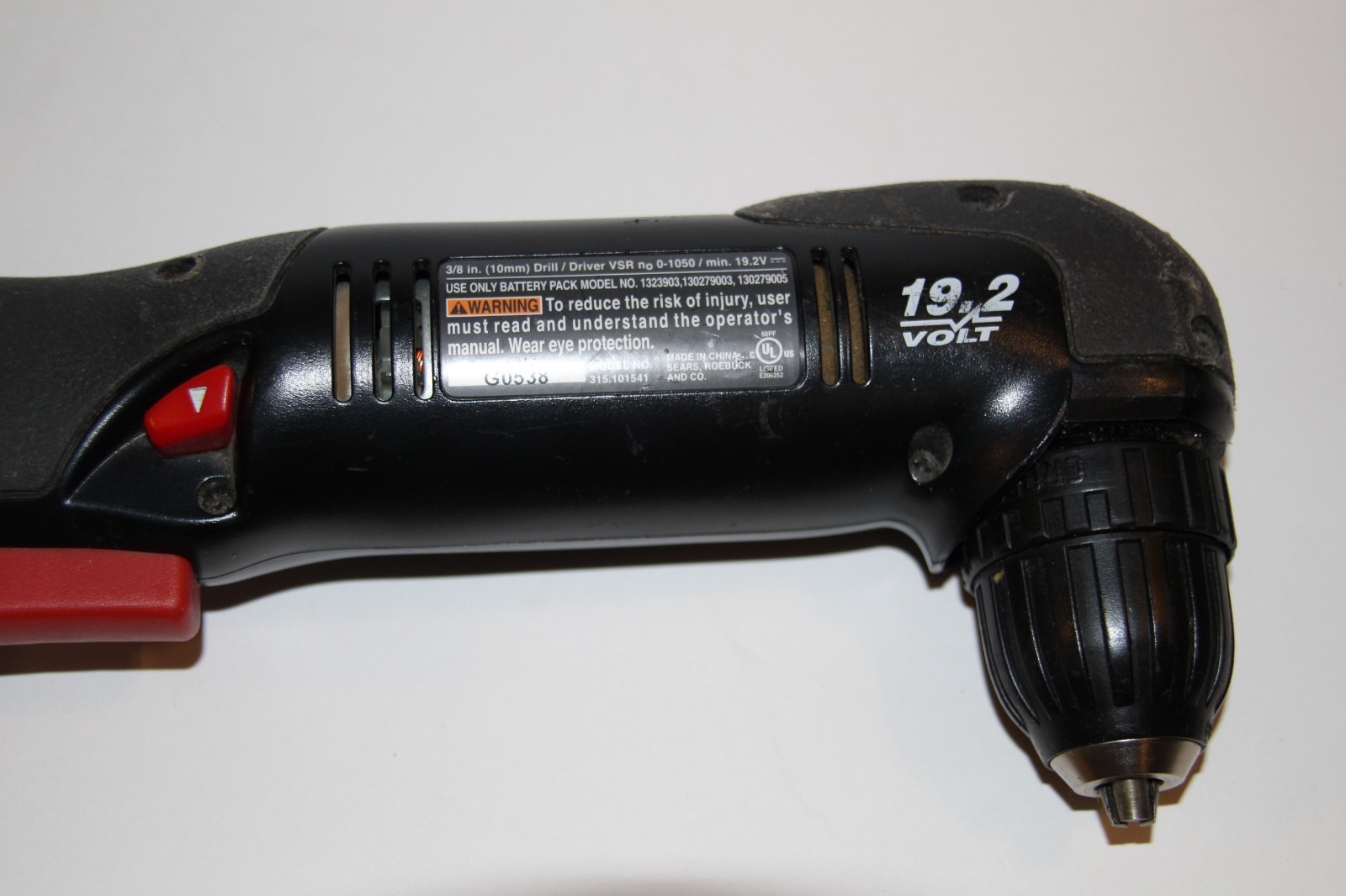 Craftsman 19.2V Right Angle Drill 315.101541 and BD0622 Light both working