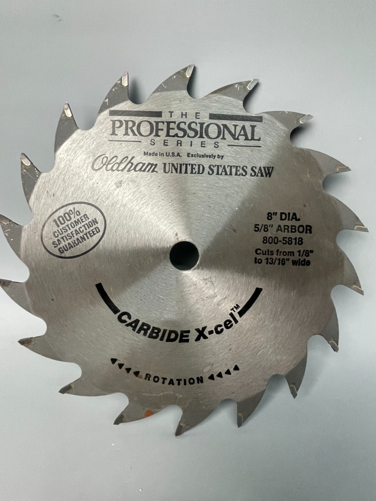 The Professional Series Oldham United States Saw Carbide X-Cel 8″ Dia 5/8″