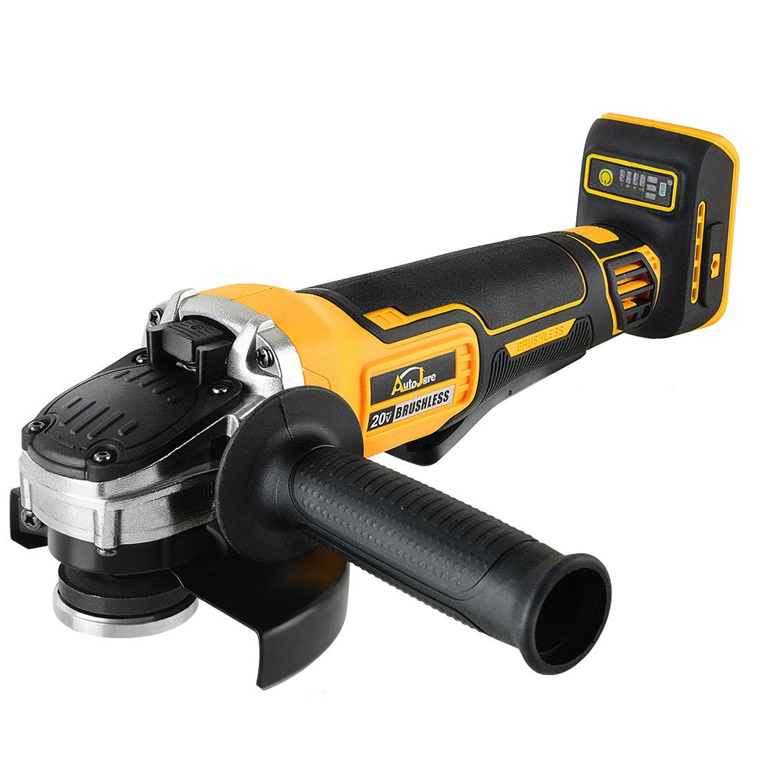 Cordless Brushless 4-1/2 Angle Grinder for Dewalt 20V Battery 9000 RPM Tool