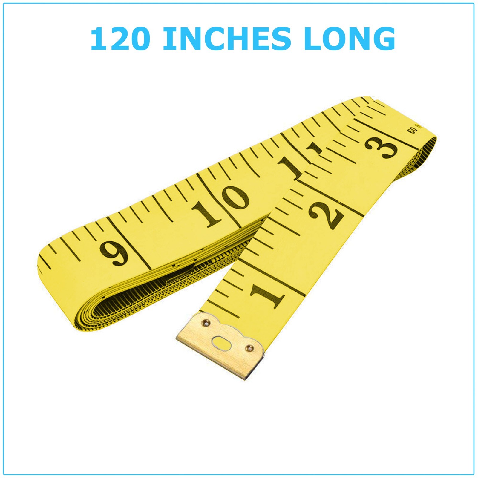 120″ Body Measuring Ruler Sewing Tailor Tape Measure Seamstress Soft Flat