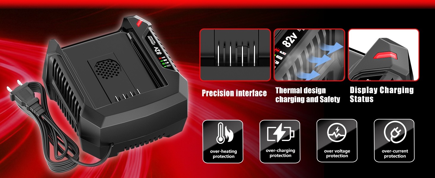 BSRC82 4.0A Rapid Charger for Briggs & Stratton Snapper XD 82V Max 1760263 NEW