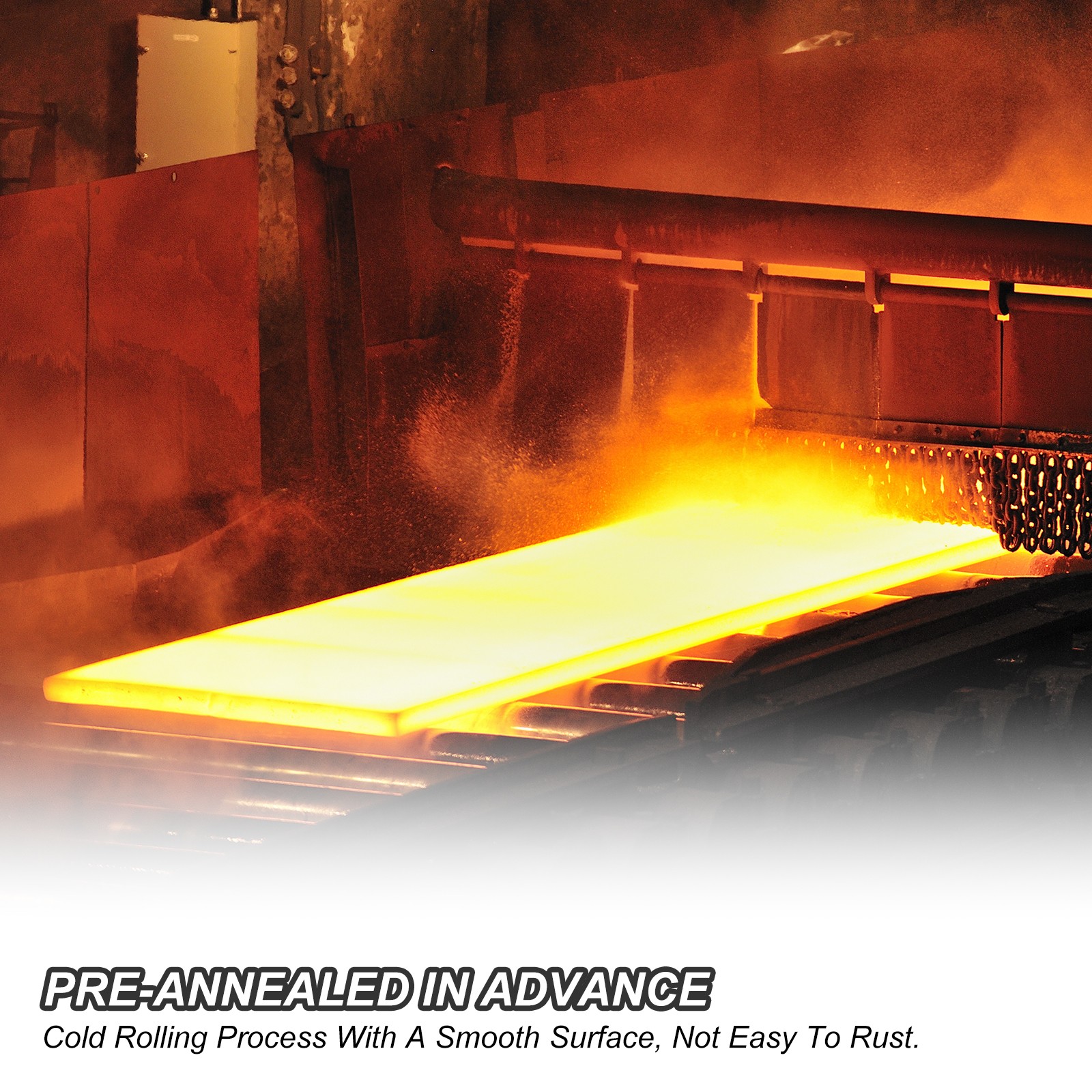 1 PCS E52100 Steel for Knife 12″ x 1-1/2″ x 1/8″ Hot Rolled