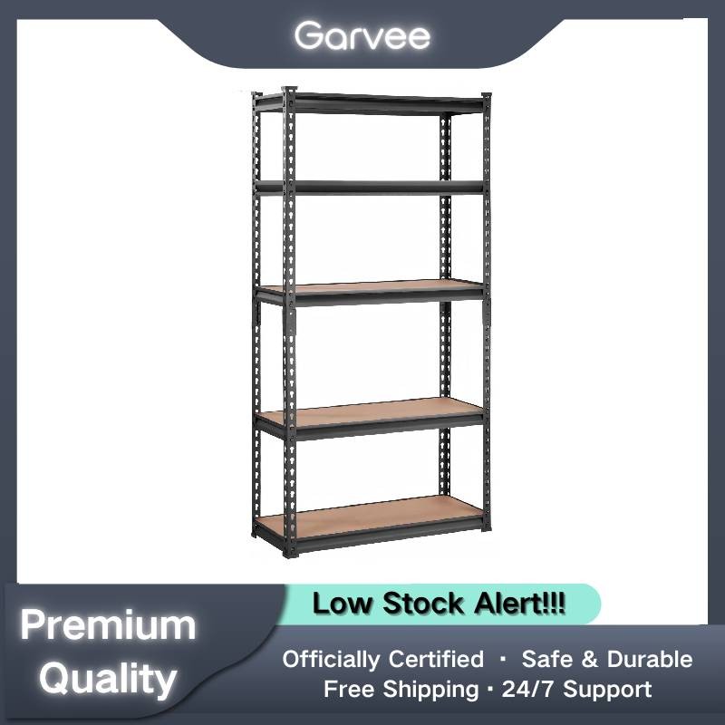Heavy-Duty 5-Tier Metal Shelving Unit, 2000LB Capacity, Adjustable Garage & Util