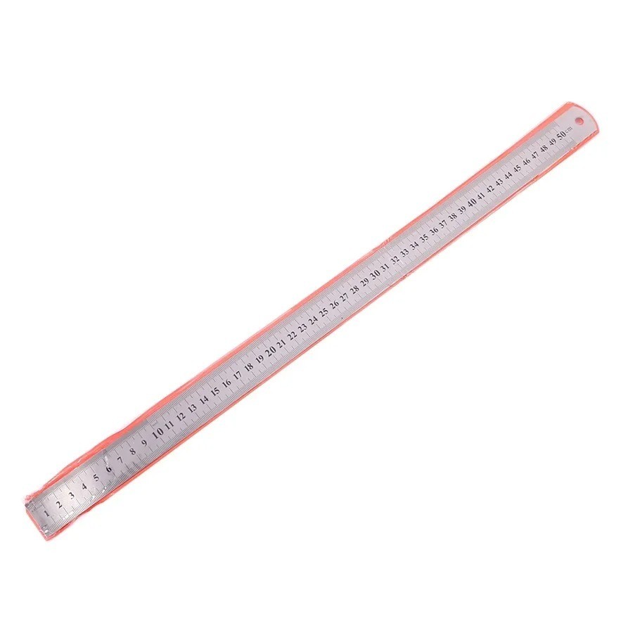 2pc 6″ Pocket Metal Steel Measuring Scale Ruler Set Metric & SAE 1/2″ Wide