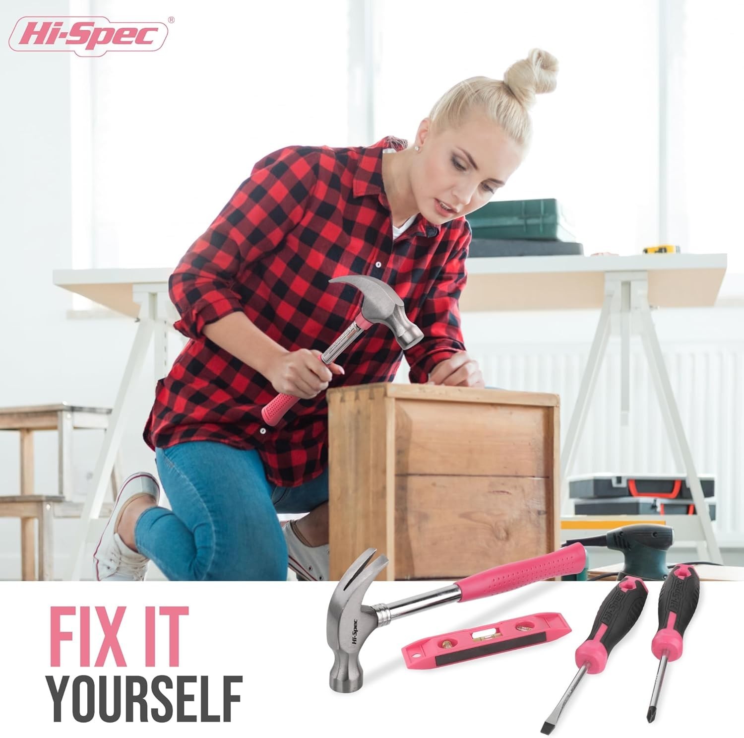 Tool Kit, General Household Hand Tool Set with Toolbox Storage Case, All-in-O…