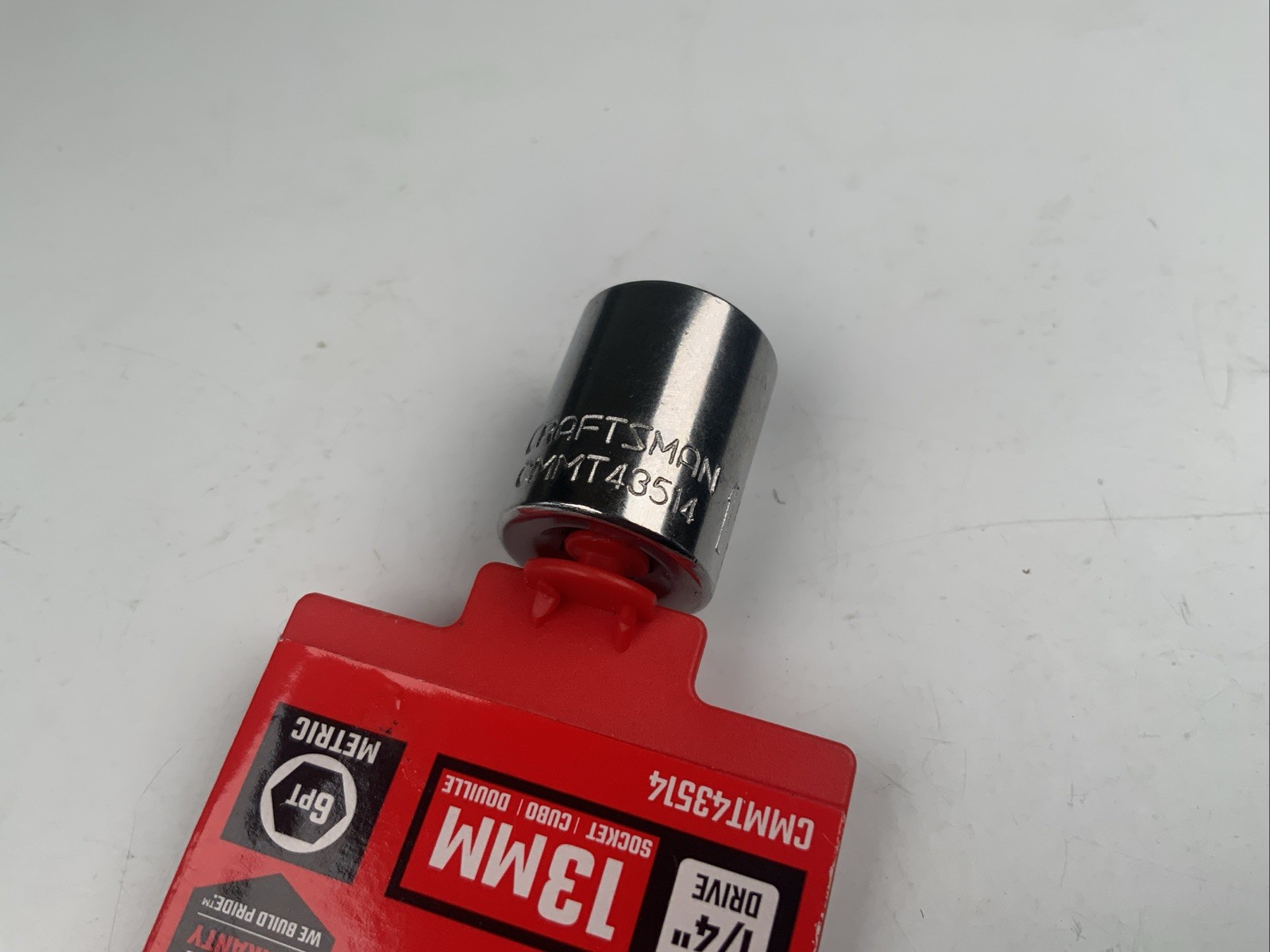 Craftsman CMMT43514, 13mm 1/4 Drive 6pt Metric Socket, Taiwan Or China