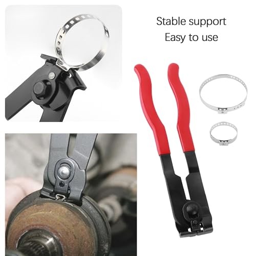 CV Boot Clamp Pliers Kit,10PCS CV Boot Clamp + 1PCS Ear Clamp Clamp Pliers/1pcs