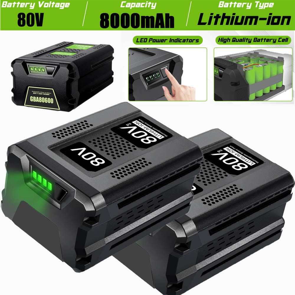 80V GBA80400 Battery For Greenworks Pro 80Volt 8AH/7AH/6AH GBA80600 Battery