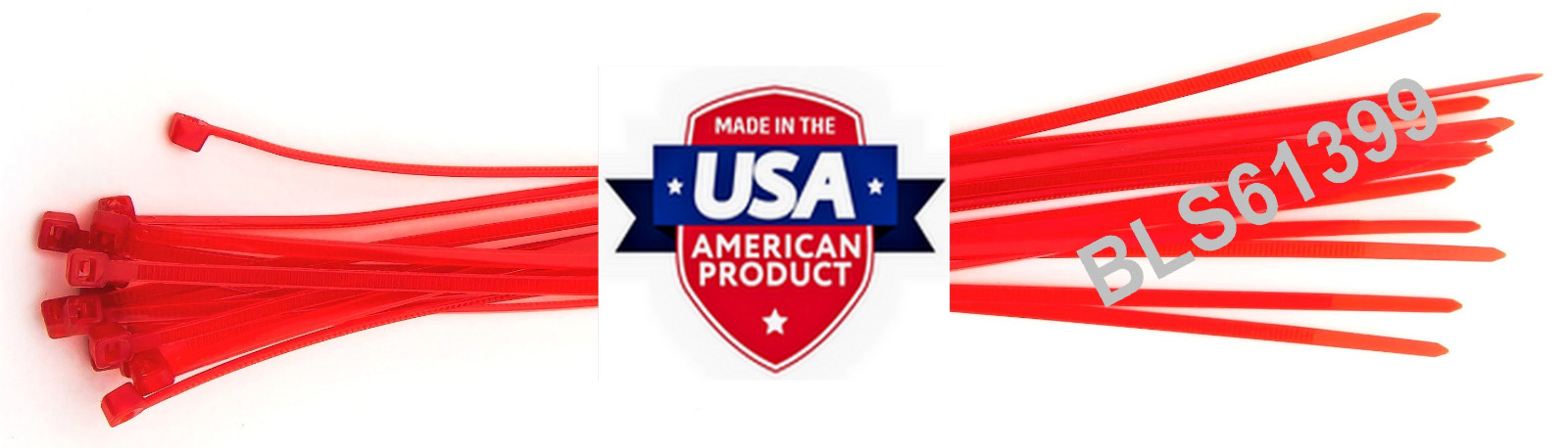 800 USA Made TOUGH TIES 8″ inch 50lb Nylon Tie Wraps Wire Cable Zip Ties RGBY