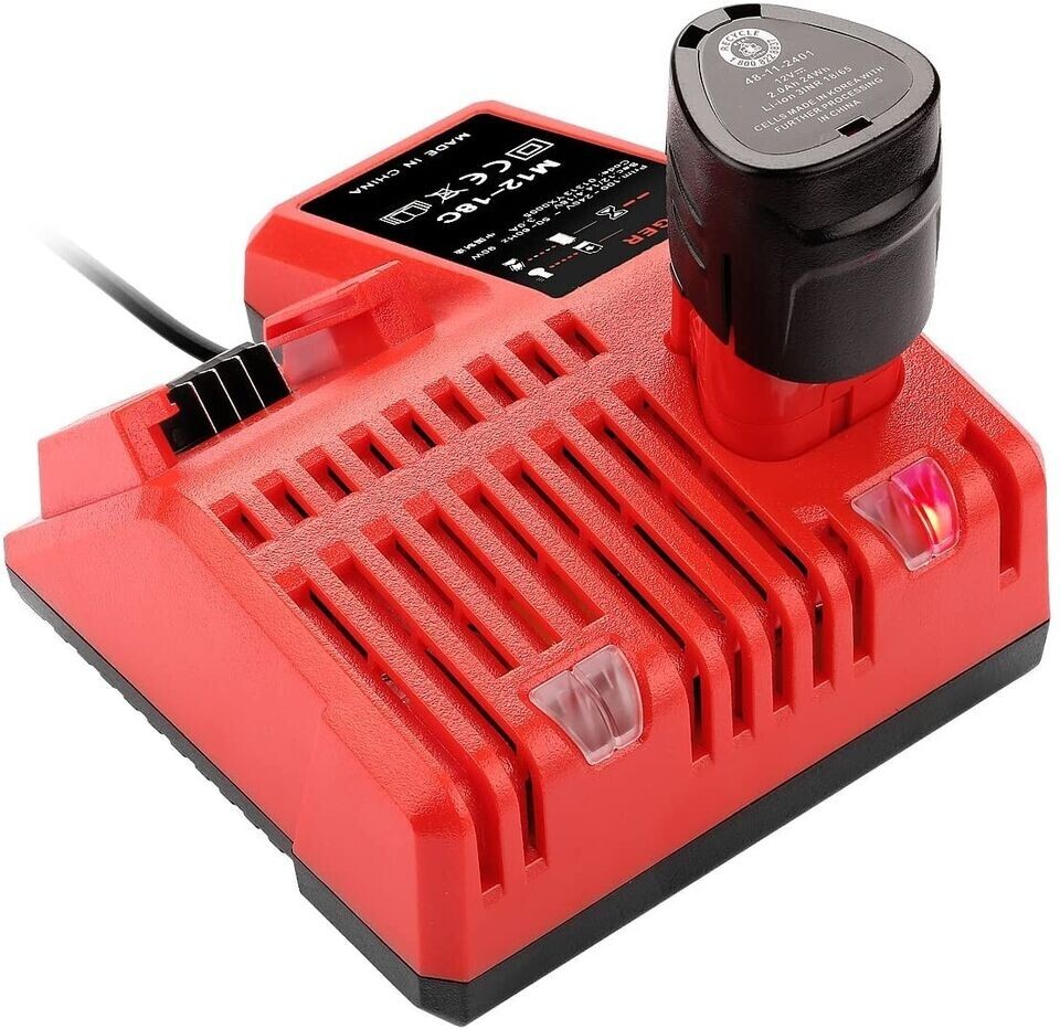 4 Pack for Milwaukee M12 12Volt Li-ion 3.0Ah 48-11-2420 48-11-2401 Battery NEW